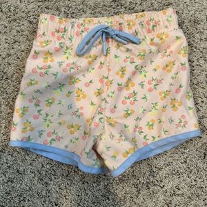 Minnow Floral boardies with Blue Trim